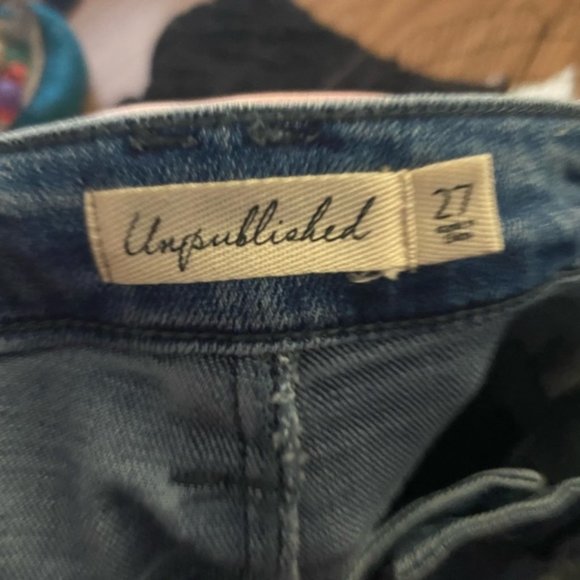 Unpublished KORA Mid Rise Skinny Jeans in Breeze Size 27 - Picture 12 of 15